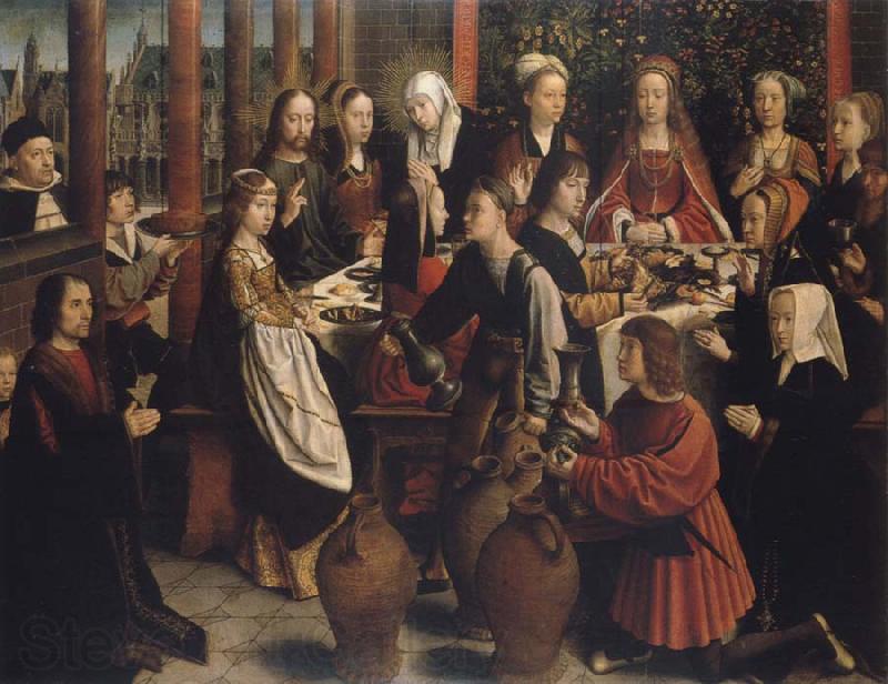 Gerard David The wedding to canons Germany oil painting art